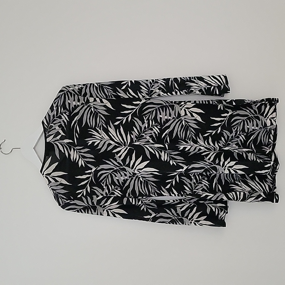 Holt Renfrew | Silk Mesh Tie-Front Beach Coverup | Size 14 (Fits Small) - Picture 5 of 5